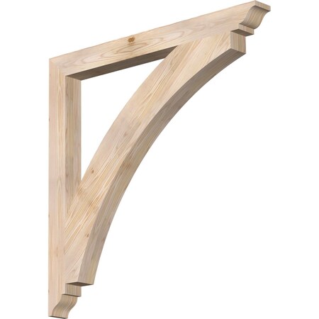 Ekena Millwork Thorton Traditional Smooth Bracket, Douglas Fir, 3 1/2"W x 40"D x 40"H BKT04X40X40THR01SDF